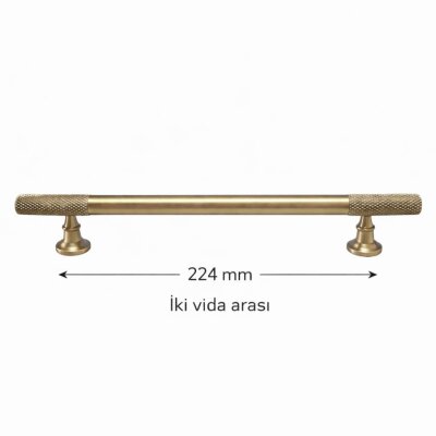 135 224mm mat Antik sarı Kulp - 2