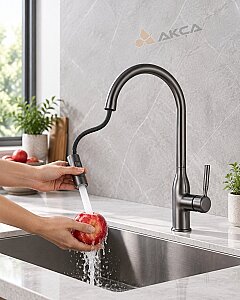 13580120-Fleko Power Spiralli Antrasit Evye Mutfak Bataryası - FLEKO