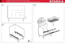 Starax 2012- Bağımsız Teleskopik Raylı Çekmece 60cm. - 4