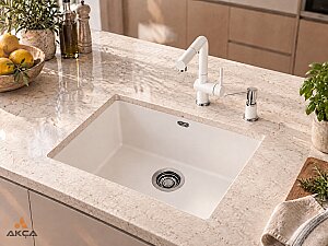 523076 BLANCO ROTAN 500-U Tezgah Altı Eviye 53x46 cm Beyaz - Blanco & Pera