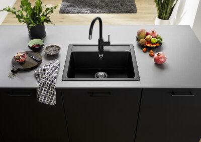 523332 BLANCO LEGRA 6 1 Göz 50x58,5 cm Tezgah Üstü Granit Evye Antrasit - 3