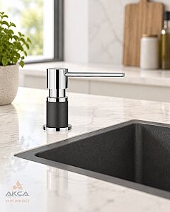 525810 Blanco Sabunluk Lato Antrasit-Krom - Blanco & Pera