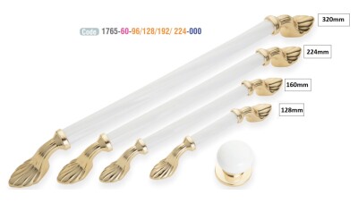 1765.60.224 Burgulu Porselen Kulp 224 mm - 1