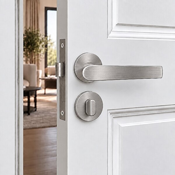 Erkul 479-01 Pıtır İnox Rozetli Wc Kapı Kolu - 1