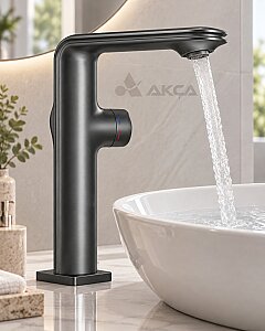 FLEKO Blanca ANTRASİT ÇANAK Lavabo Bataryası - FLEKO
