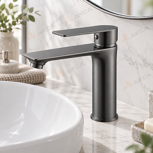 FLEKO MOİ 111 Sabit lavabo bataryası Antrasit - 1