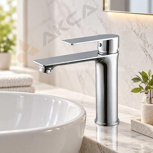 FLEKO MOİ-111 Sabit Lavabo Bataryası Krom - 1