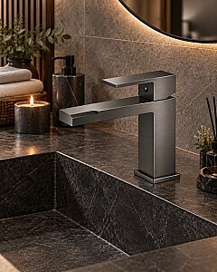 Fleko Venom Lavabo Bataryası Antrasit - 2