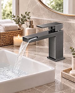 Fleko Venom Lavabo Bataryası Antrasit - FLEKO