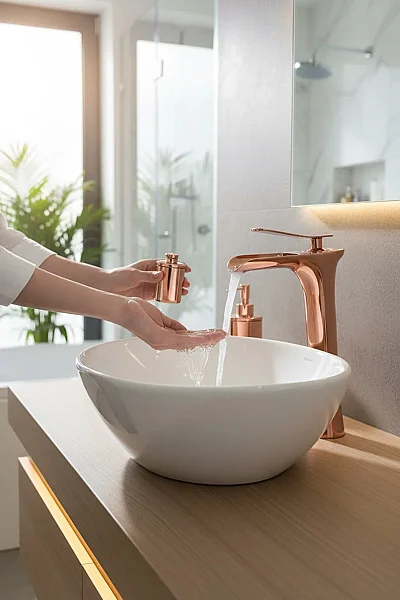 LPD Şelale ÇANAK lavabo bataryası Rose - 2