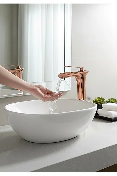 LPD Şelale ÇANAK lavabo bataryası Rose - 3