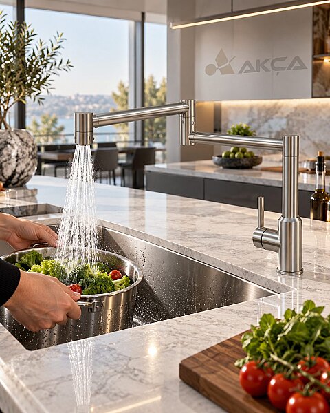 PİVOT Silver Akrobat Evye Bataryası İNOX - 1