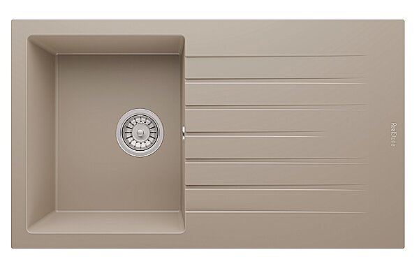 Realstone P004 TROYA 50x86cm GRANİT EVYE Cappuccino - 2