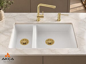 Realstone P018 Bergama 1,5 Göz G.Evye 700*460mm Beyaz - REALSTONE