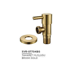 SAVRE Taharat musluğu (vana) Brush Gold (mat altın) - SAVRE