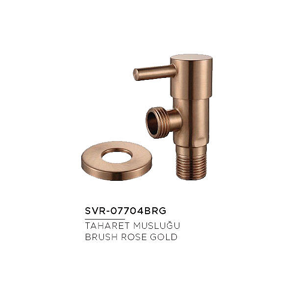 SAVRE Taharat musluğu (vana) Brush Rose Gold (mat bronz) - 1