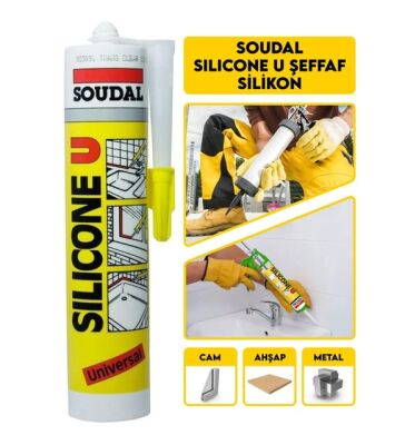 Soudal ŞEFFAF Silikon 280ml - 1